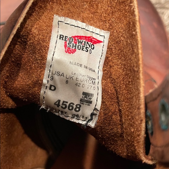 Sold Red Wing Beckman 4568 Color Brown US Size 9 - Picture 12 of 12